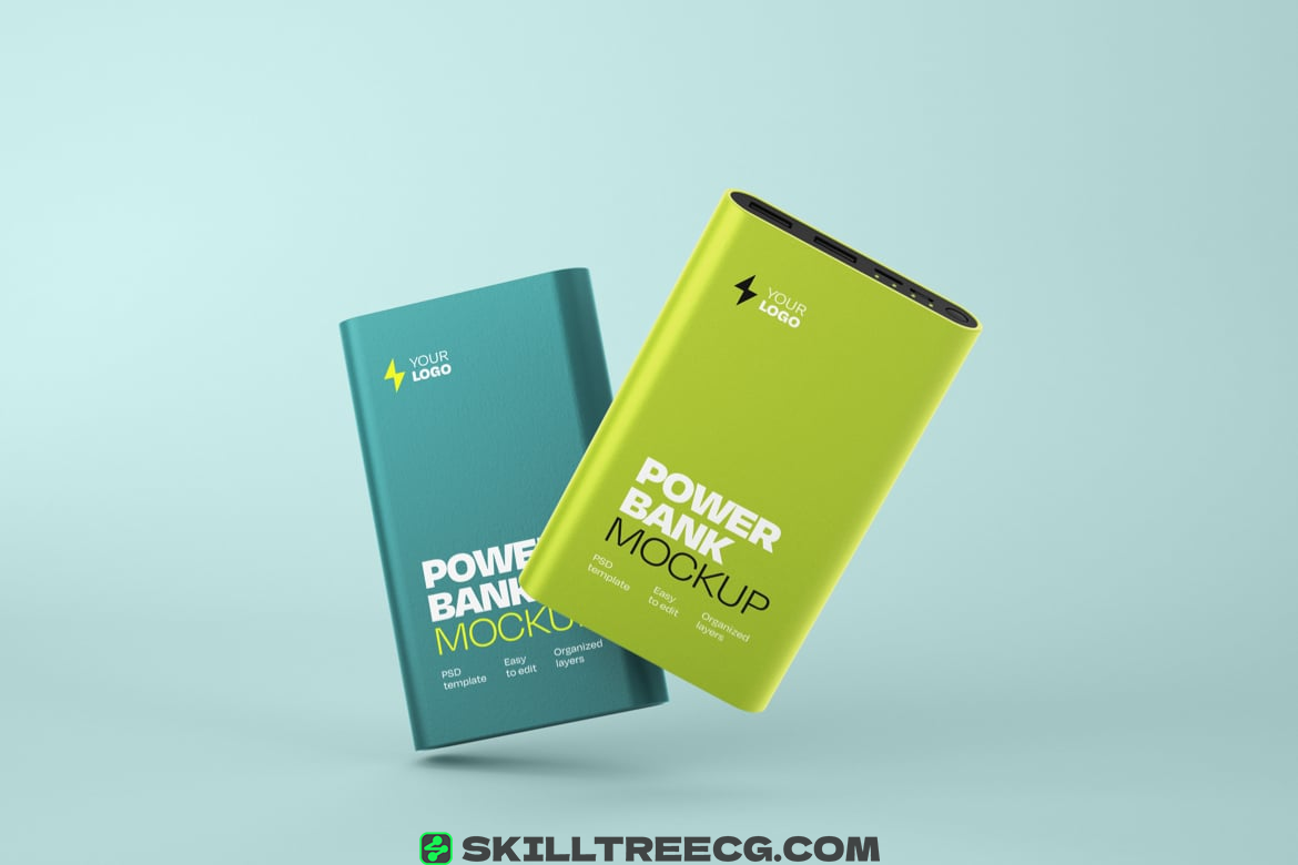 图片[6]-Glossy Power Bank Mockup Set（335136）-技能树